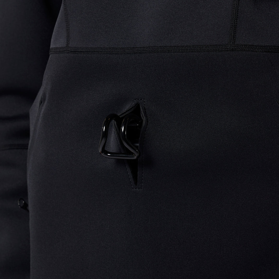 Mystic Fulmar Neoprene Hoodie 3/2mm Black 2024 image 4