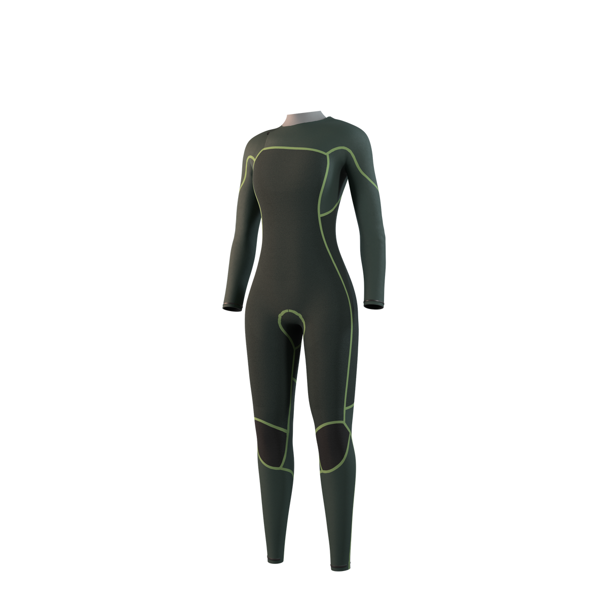 Evolve Fullsuit 4/3mm Fzip Women - Black - 2027