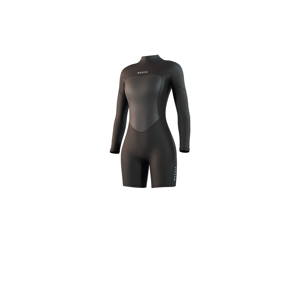 Brand Longarm Shorty 3/2mm Bzip Flatlock Women - Black - 2027