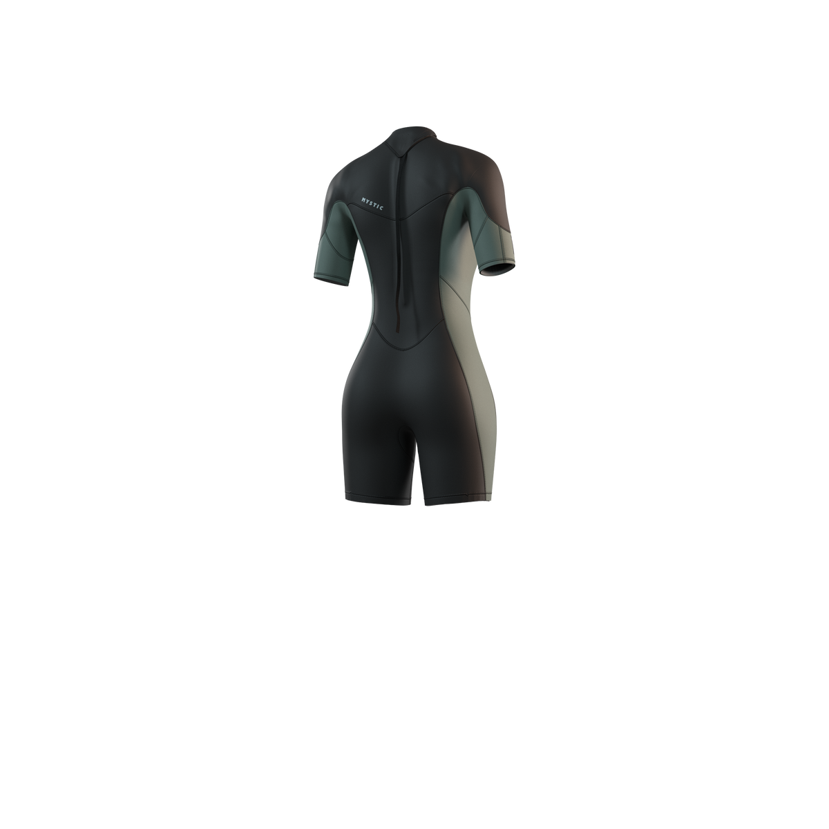 Brand Shorty 3/2mm Bzip Flatlock Women - Dark Olive - 2027