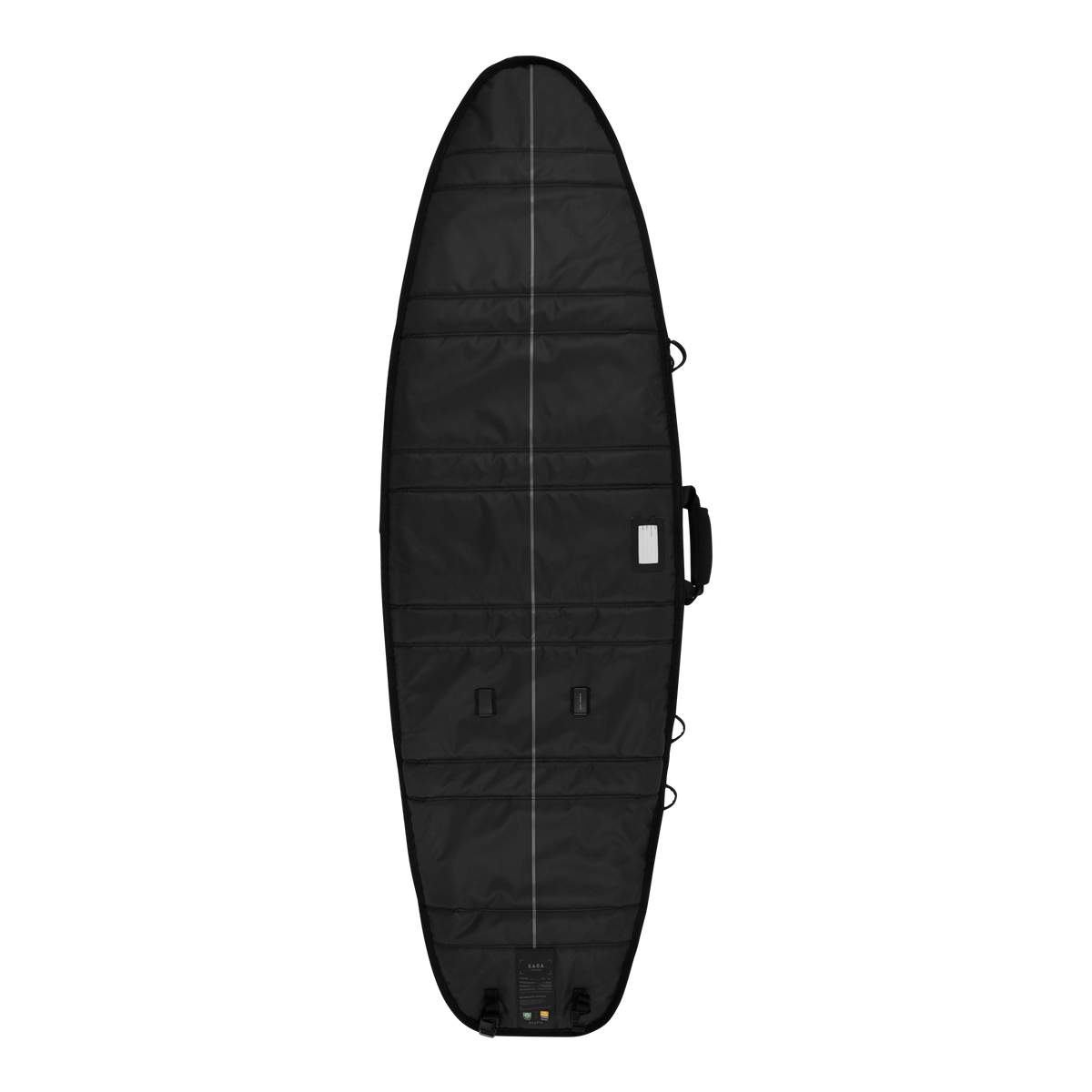 Saga Surf Boardbag - Black - 2027