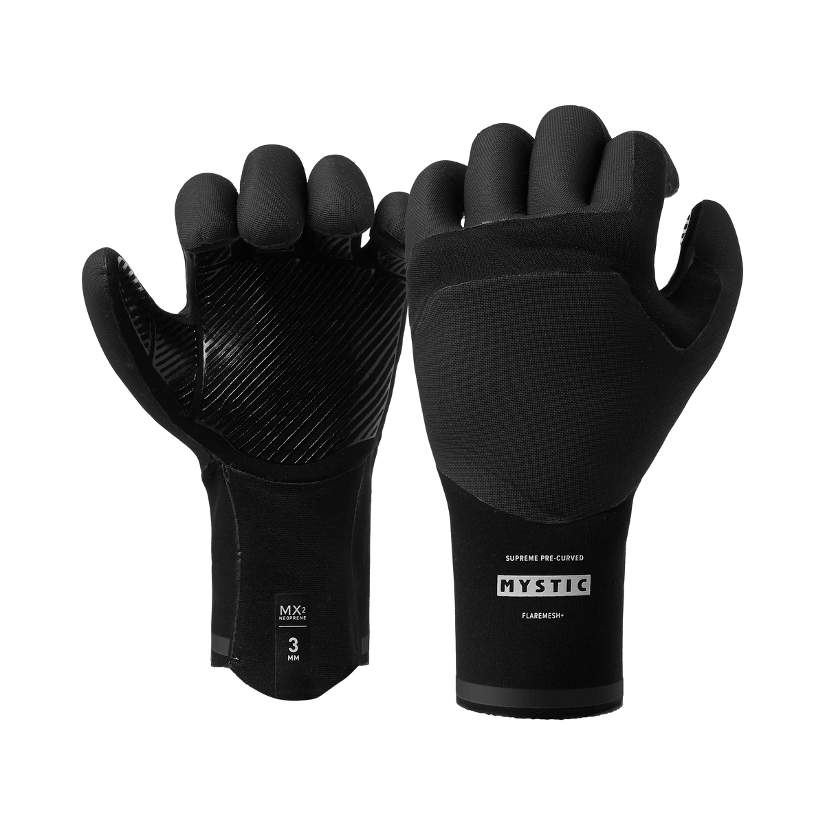 Roam Glove 3mm 5Finger Precurved - Black - 2027