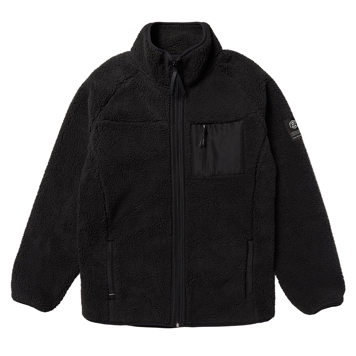Dark Tech Series Teddy Zip thru - Black - 2026