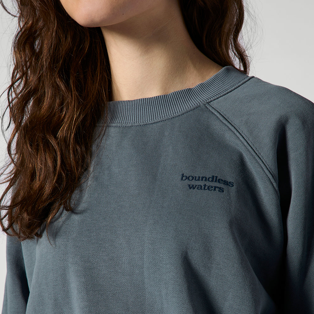 Enroute Crew Sweat - Tidal Blue - 2026