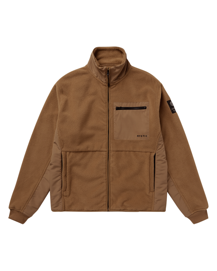 DTS Fleece Zip Thru Sweat - Slate Brown - 2027