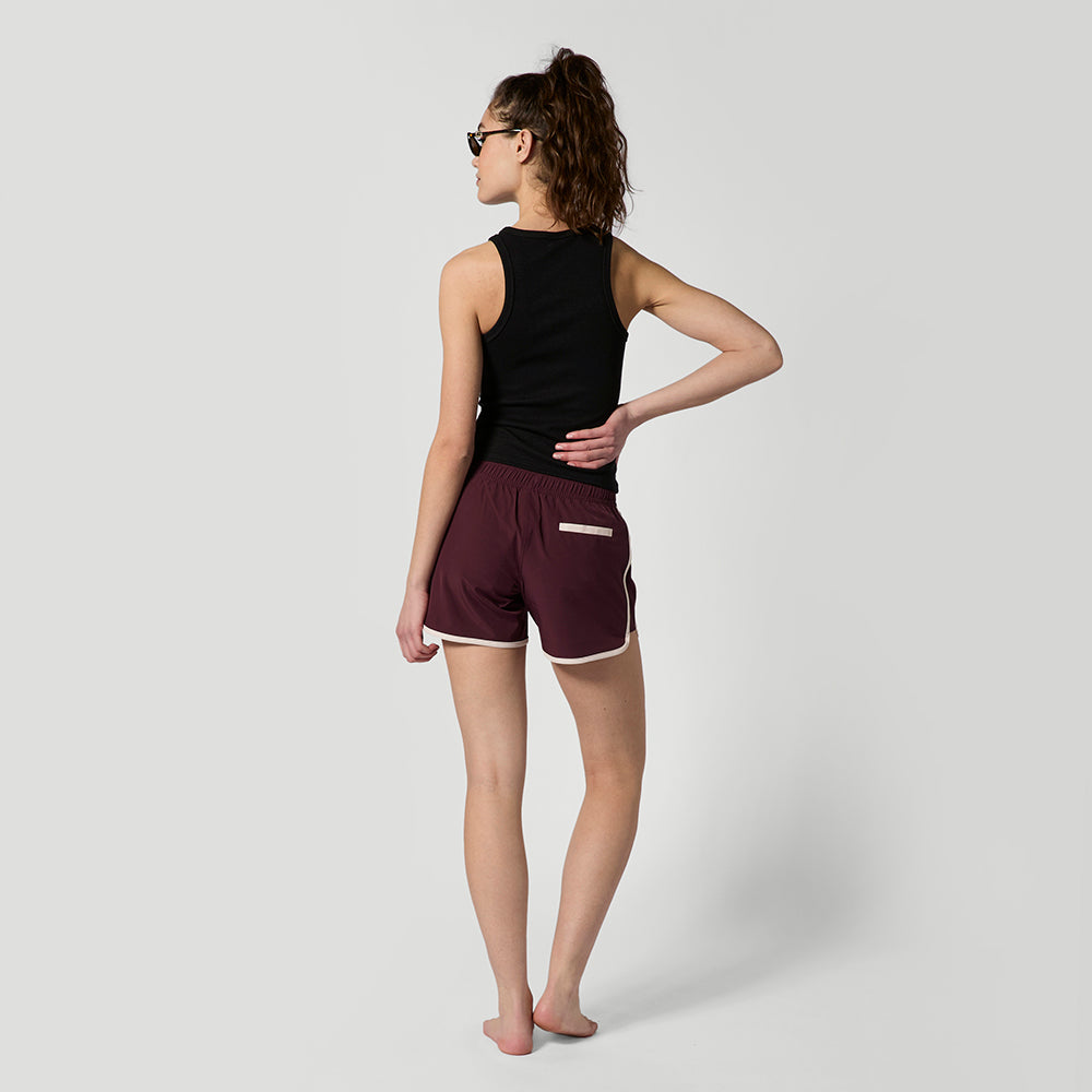 Tora Boardshort Women - Oxblood Red - 2026