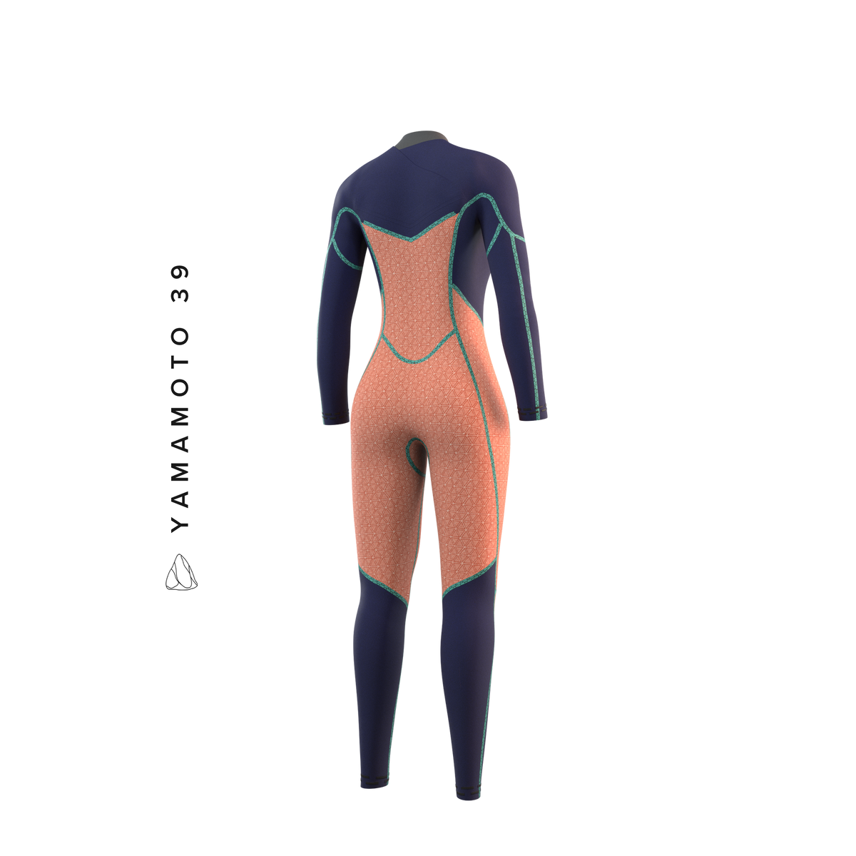 Mystic Jayde Fullsuit 5/4mm Double Front Zip Black 2022 image 3