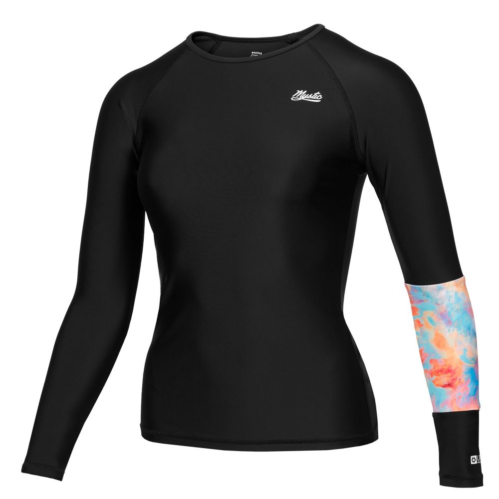 Mystic Jayde LS Rash Vest Women Black - 2022 image 0