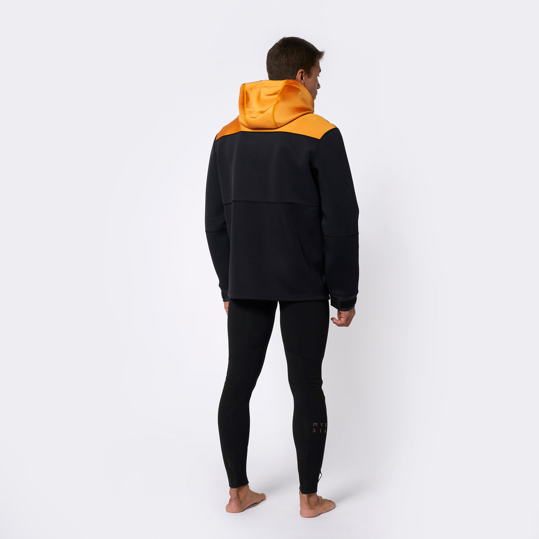 Mystic Fulmar Neoprene Hoodie 3/2mm Retro Orange 2024 image 6