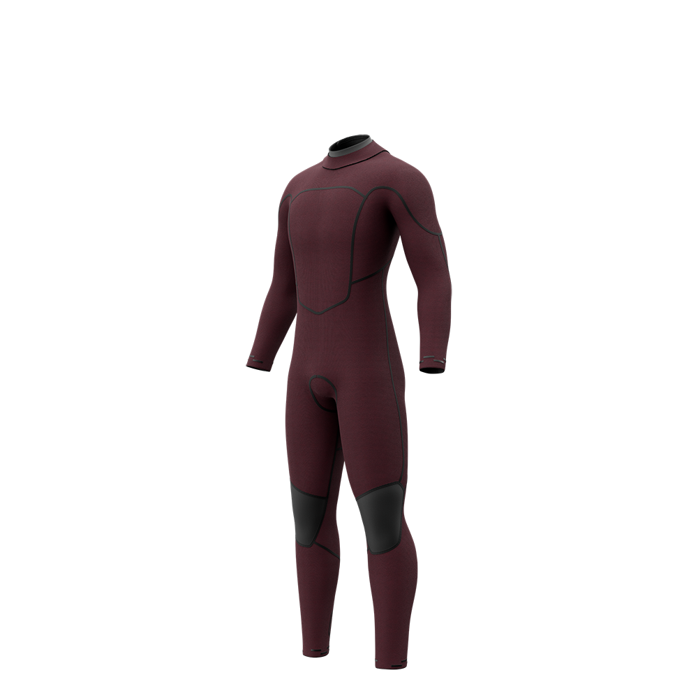 Majestic Fullsuit 4/3mm Bzip - Black - 2027