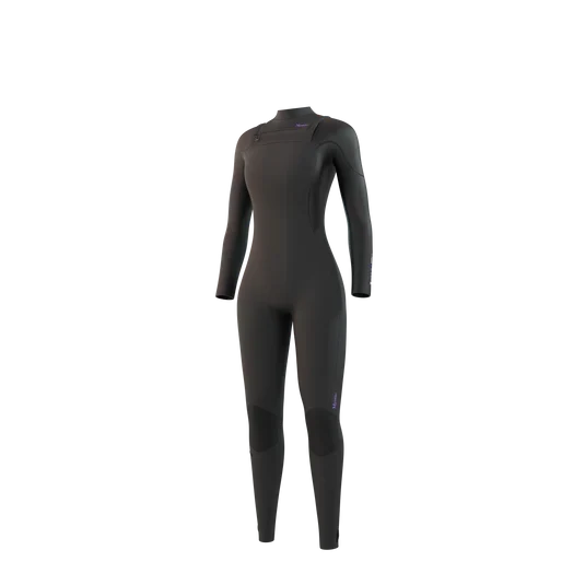 Jayde Fullsuit 4/3mm Double Front Zip - Black - 2025