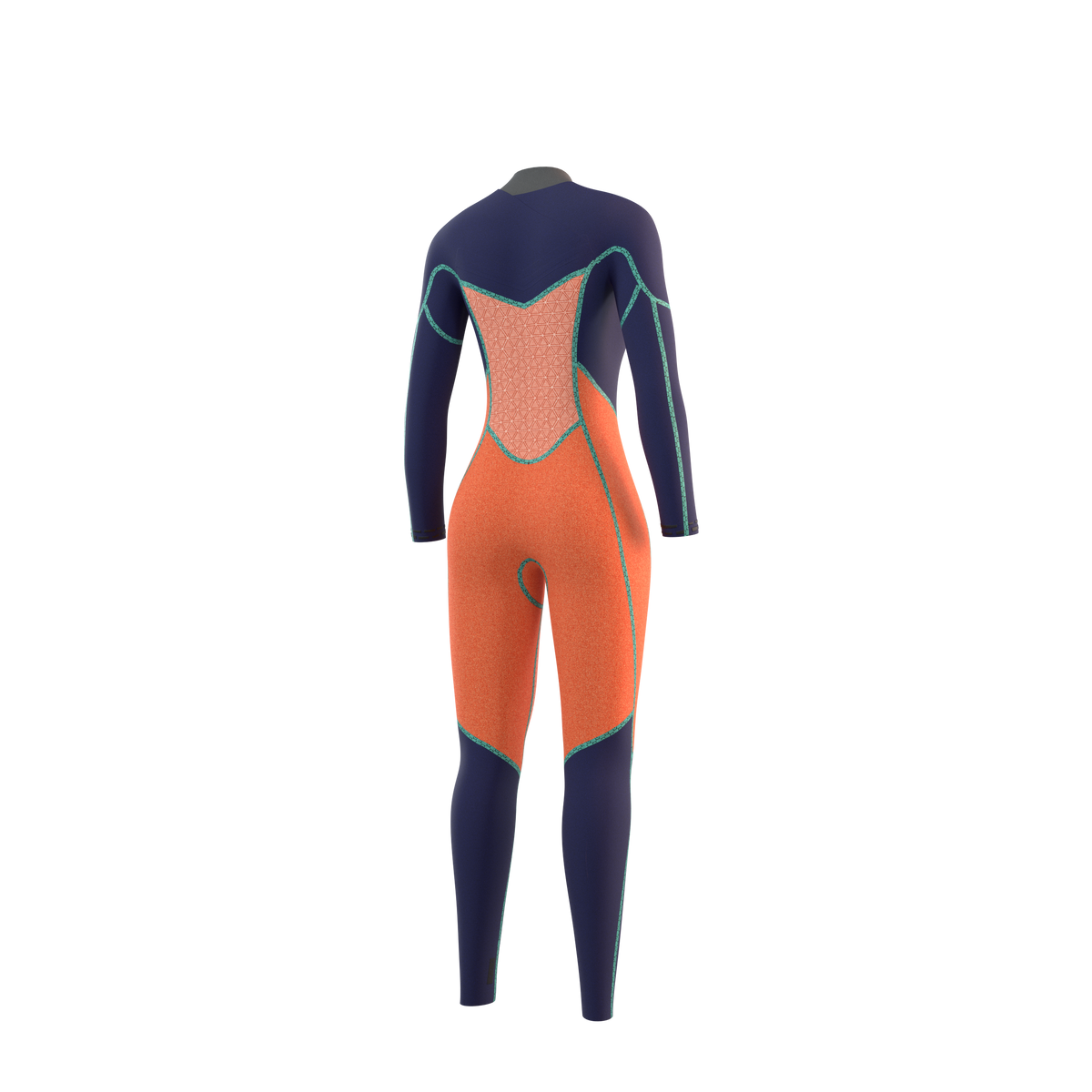 Jayde Fullsuit 4/3mm Double Front Zip - Black - 2025