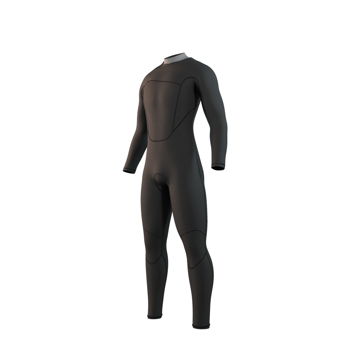 Brand Fullsuit 3/2mm Fzip Flatlock - Black - 2027