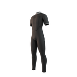 Brand Shortarm 3/2mm Bzip Flatlock - Black - 2027