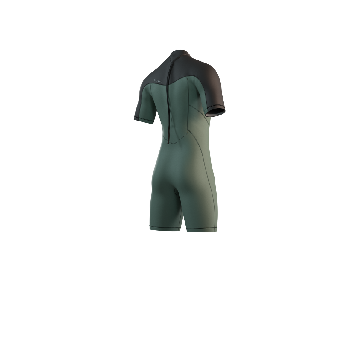 Brand Shorty 3/2mm Bzip Flatlock - Dark Olive - 2027