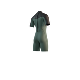 Brand Shorty 3/2mm Bzip Flatlock - Dark Olive - 2027