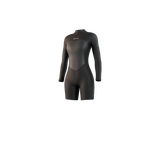 Brand Longarm Shorty 3/2mm Bzip Flatlock Women - Black - 2027