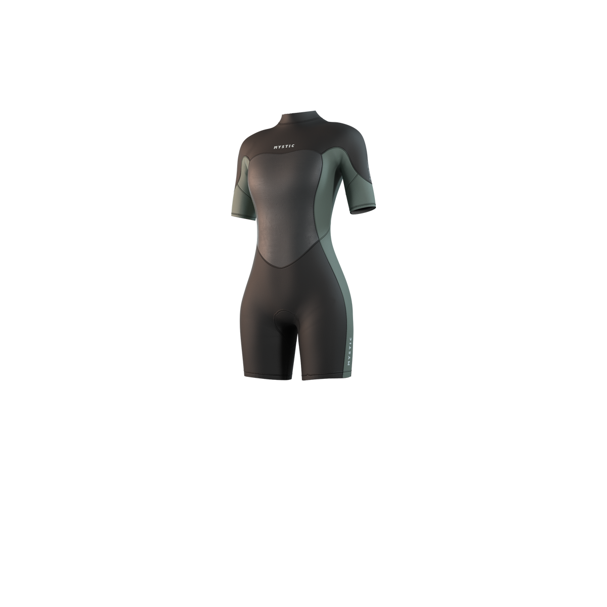 Brand Shorty 3/2mm Bzip Flatlock Women - Dark Olive - 2027