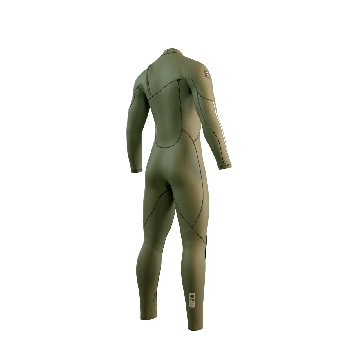 The One Fullsuit 4/3mm Zipfree - Moss - 2026