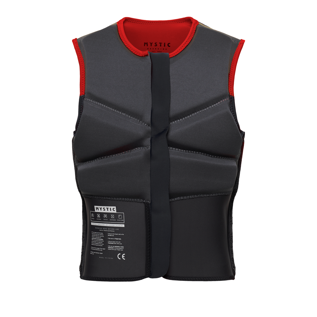 Block Impact Vest Fzip - Red - 2027
