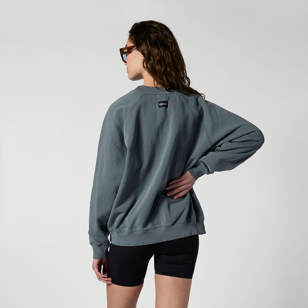 Enroute Crew Sweat - Tidal Blue - 2026