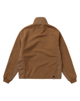 DTS Fleece Zip Thru Sweat - Slate Brown - 2027