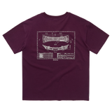 Concept SB1 Tee - Oxblood Red - 2026