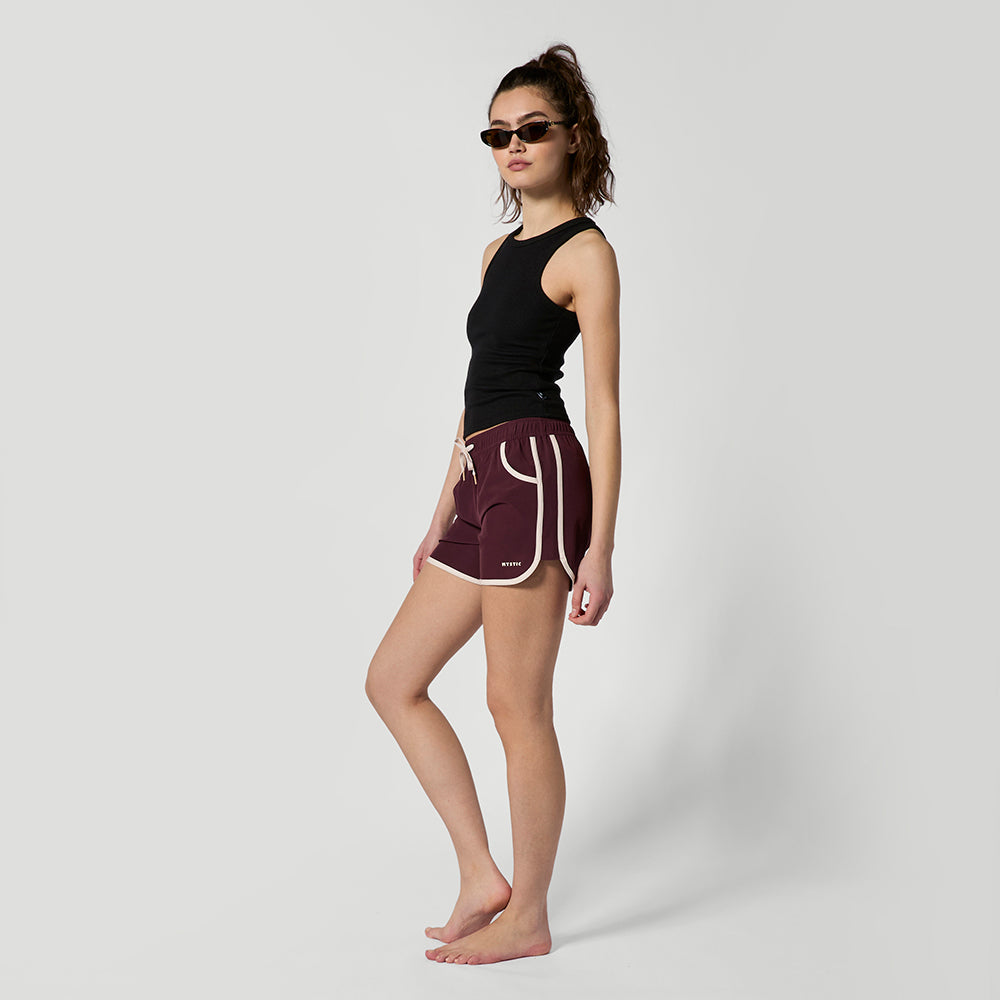 Tora Boardshort Women - Oxblood Red - 2026
