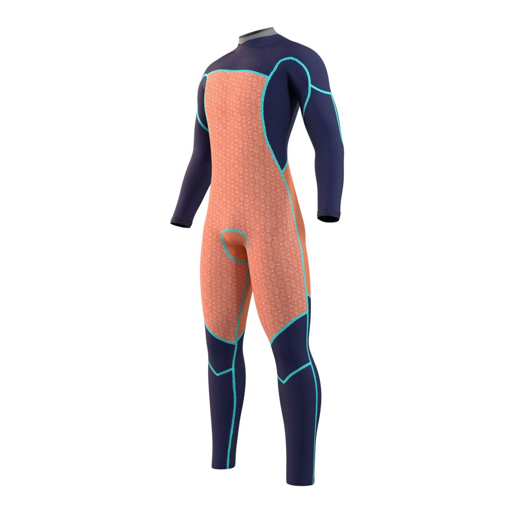 Mystic Majestic Fullsuit 5/4mm Front Zip Dark Grey 2022 image 2