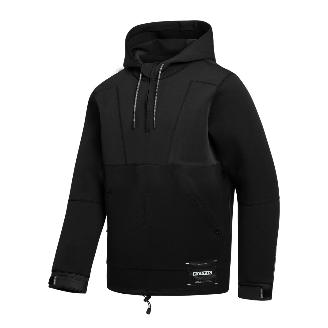Mystic Fulmar Neoprene Hoodie 3/2mm Black 2024 image 0