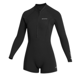 Lunar Longarm Shorty 2/2mm Fzip Women - Black - 2027