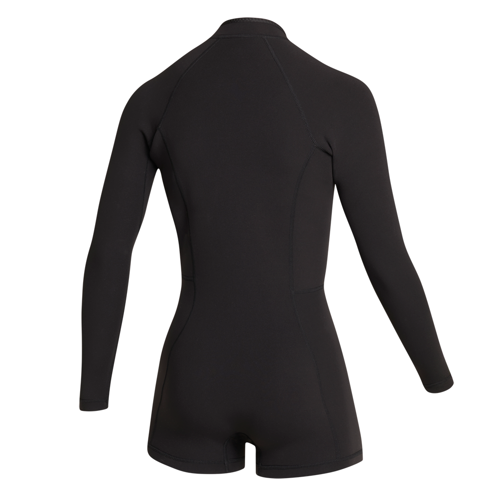 Lunar Longarm Shorty 2/2mm Fzip Women - Black - 2027