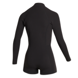Lunar Longarm Shorty 2/2mm Fzip Women - Black - 2027