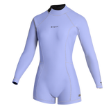 Lunar Longarm Shorty 2/2mm Bzip Women - Iris Blue - 2027