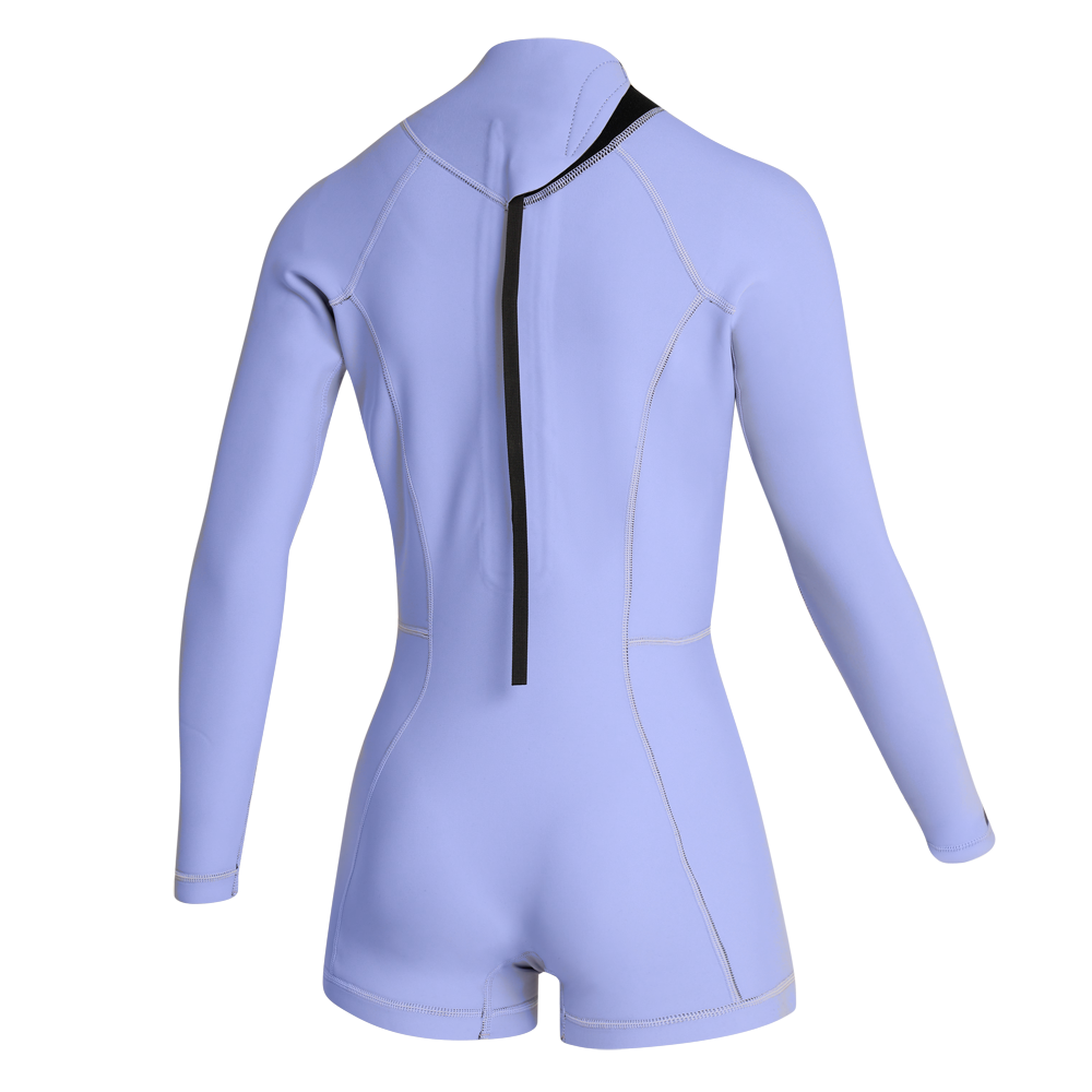 Lunar Longarm Shorty 2/2mm Bzip Women - Iris Blue - 2027