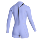 Lunar Longarm Shorty 2/2mm Bzip Women - Iris Blue - 2027