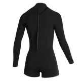 Lunar Longarm Shorty 2/2mm Bzip Women - Black - 2027