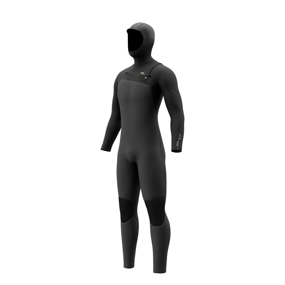 Motion Hooded Fullsuit 5/3mm Fzip - Black - 2027