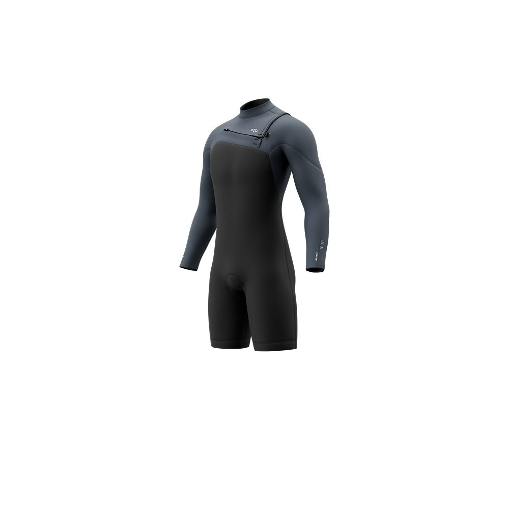 Motion Longarm Shorty 3/2mm Fzip - Tidal Blue  - 2027