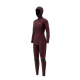 Gem Fullsuit 6/4/3mm Hooded Fzip - Black - 2027