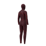 Gem Fullsuit 6/4/3mm Hooded Fzip - Black - 2027