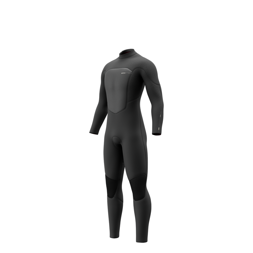 Majestic Fullsuit 4/3mm Bzip - Black - 2027