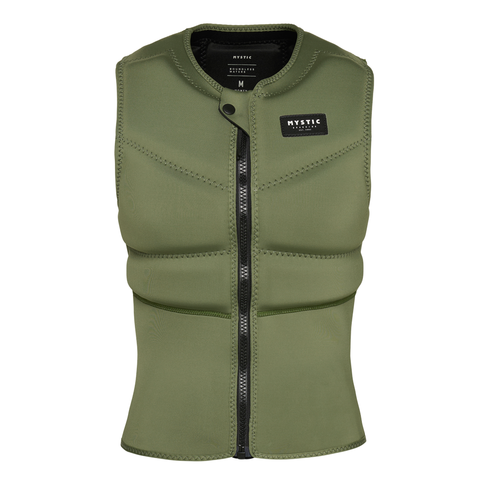 Star Impact Vest Fzip Women - Olive Green - 2027